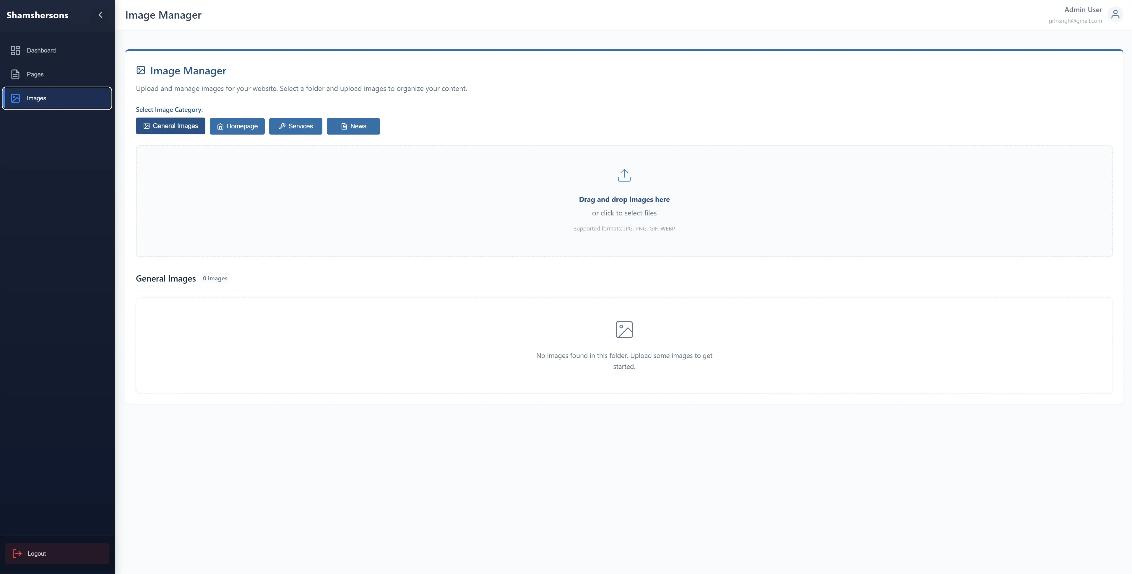 Screenshot of Shamshersons - Quality Piano Works - 5
